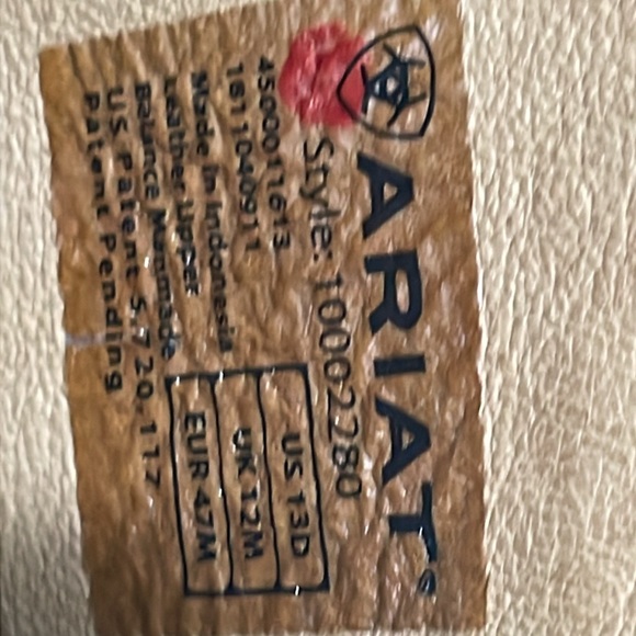 Ariat Men's Black Pull On Work Boots. Excellent Near New Condition. Size 13 D. - Picture 7 of 9